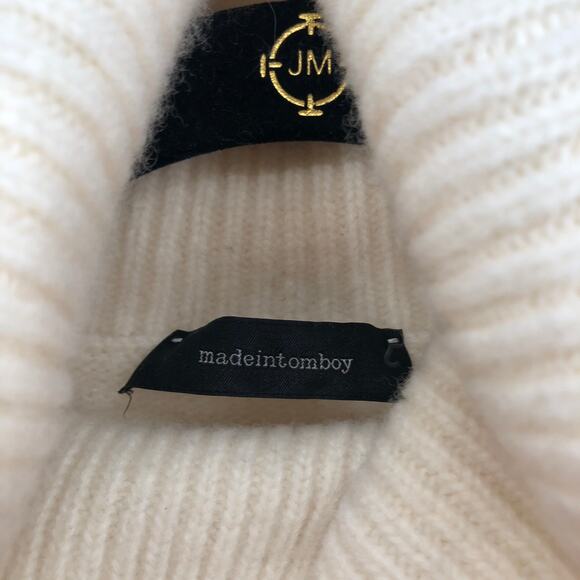 Made in Tomboy Madeintomboy 100% Wool Turtleneck Sweater XS Ely Made in Italy - Picture 5 of 10